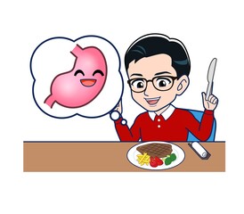 man dressed in red clothes