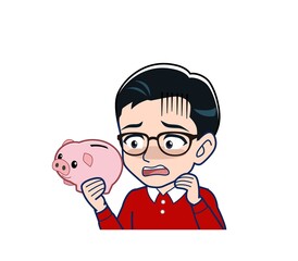 man dressed in red clothes