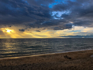 Obraz premium sunset on Lake Baikal