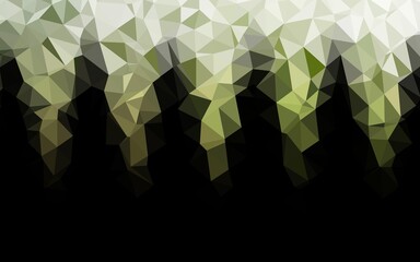 Obraz premium Light Green vector polygonal template.