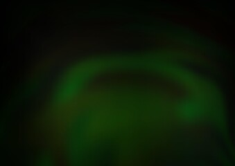 Dark Green vector abstract bokeh pattern.