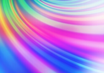 Light Multicolor, Rainbow vector abstract blurred template.