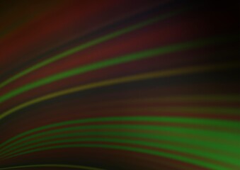 Dark Green vector blurred bright pattern.