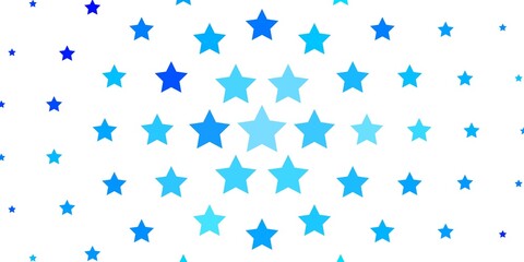 Light BLUE vector layout with bright stars.