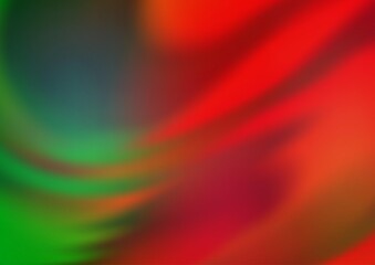 Light Green, Red vector abstract blurred template.
