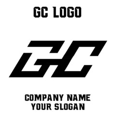 GC Initial Logo for company and individual names