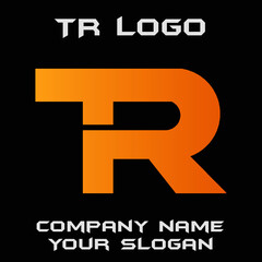 TR Initial Logo for company and individual names