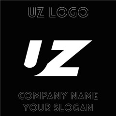 UZ Initial Logo for company and individual names