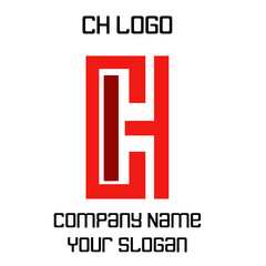 CH Initial Logo for company and individual names