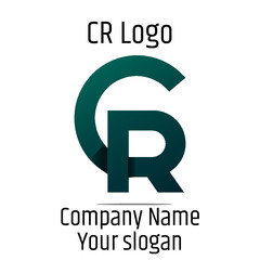 CR Initial Logo for company and individual names