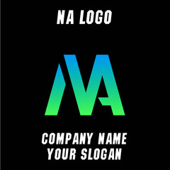 NA Initial Logo for company and individual names