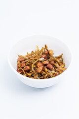Close-up of Fried Asian Anchovies 