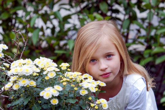 Alina Dunkel als Modell f&uuml;r Werbebilder zur Lahrer Chrysanthema.