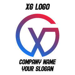 XG Initial Logo for company and individual names