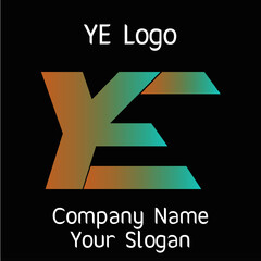 YE Initial Logo for company and individual names