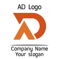 AD Initial Logo for company and individual names