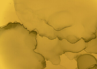 Black and Yellow Abstract Marble Backdrop. Rock 