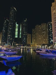 Fototapeta premium country marina at night