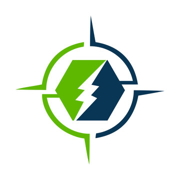 electric repair electrician logo design concept vector icon template