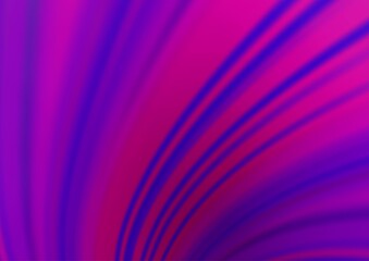 Light Purple vector glossy bokeh pattern.