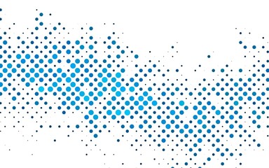 Light BLUE vector template with circles.