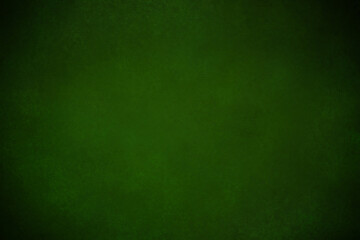 abstract text wall covered with paint, dark green studio background