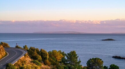 route en bord de mer, Ibiza