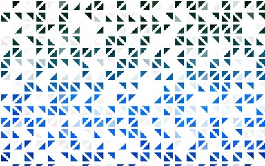 Light BLUE vector seamless texture in triangular style.