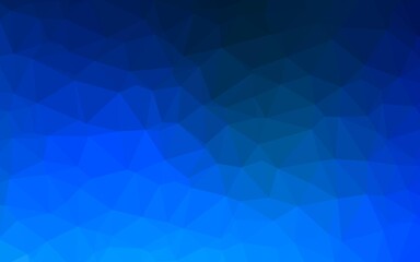 Obraz premium Light BLUE vector polygon abstract backdrop.