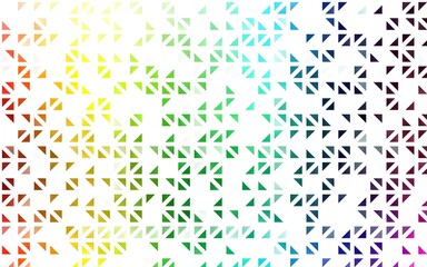 Light Multicolor, Rainbow vector pattern in polygonal style.