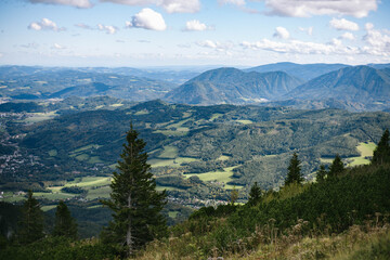 Landscape in the mountains