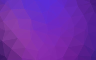 Light Purple vector triangle mosaic template.