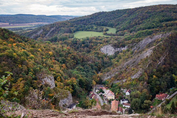 Saint john under the cliff, little valley town in the Czech republic