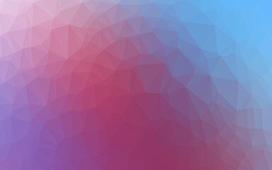 Light Blue, Red vector low poly texture.