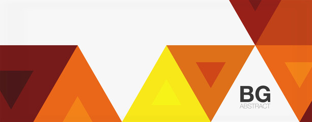 Mosaic triangle pattern abstract background for cover, banner, flyer and poster and other template