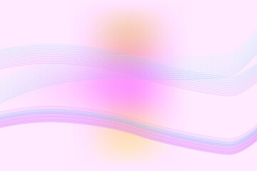 abstract background with wave lines, colorful