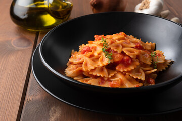 Piatto di farfalle al sugo, Pasta Italiana 