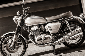 moto vintage année 1970