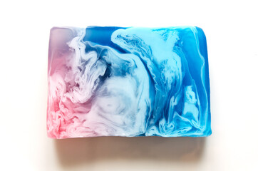 Abstract background. Close up texture of handmade soap. - Image