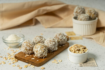 energy balls, candy,low-calorie sweets