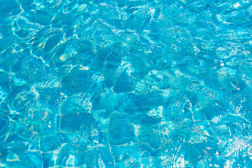 Water abstract background. Swimming pool. Copy space.