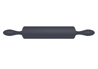 Grey rolling pin. vector illustration