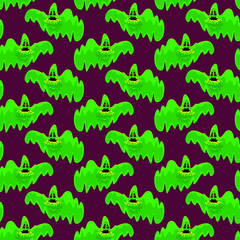 Fototapeta premium Halloween Pattern Illustrations. Vector background theme halloween.