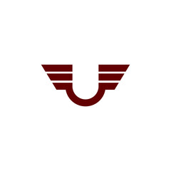 U Wing Logo Vector Templates