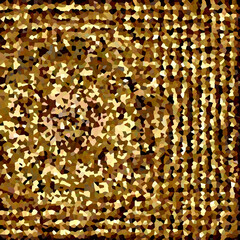 gold art crystal background. Crystal design art.