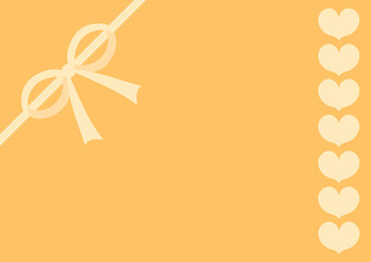 リボンとハート