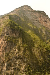 The steep and beautiful Sumidero Canyon in Chiapas, Mexico