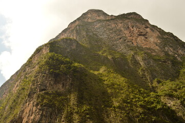 The steep and beautiful Sumidero Canyon in Chiapas, Mexico