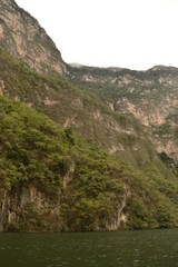 The dramatic gorge and Sumidero Canyon in Chiapas, Mexico