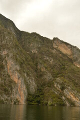 The dramatic gorge and Sumidero Canyon in Chiapas, Mexico